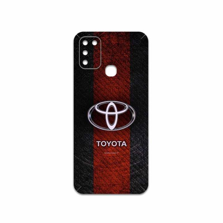 برچسب پوششی ماهوت مدل TOYOTA-Logo مناسب برای گوشی موبایل اینفینیکس Hot 10 Play MAHOOT TOYOTA-Logo Cover Sticker for Infinix Hot 10 Play